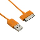 4world Kabel USB 2.0 do iPad / iPhone / iPod transfer/ładowanie 1.0m pomarańczowy