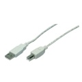 LogiLink Kabel USB 2.0 A/B, 1,8m